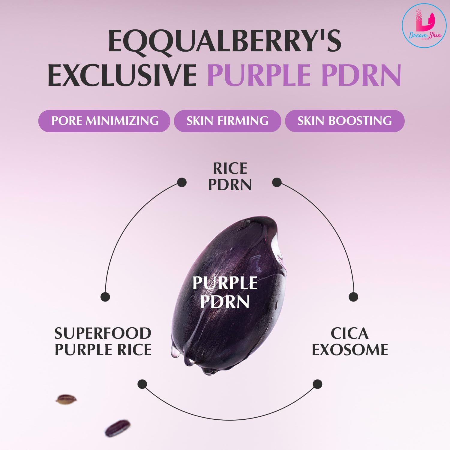Eqqualberry Purple PDRN Pore Minimizing Serum [30ml]